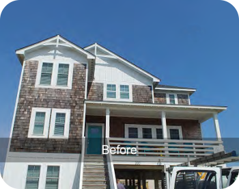 before home power washing kill devil hills