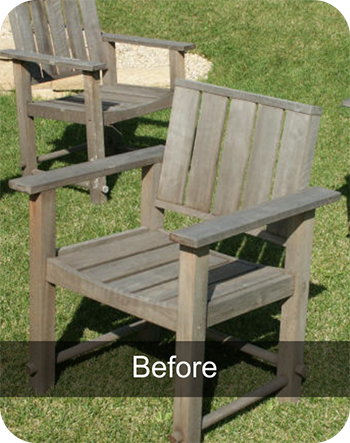 chair before powerwash outer banks